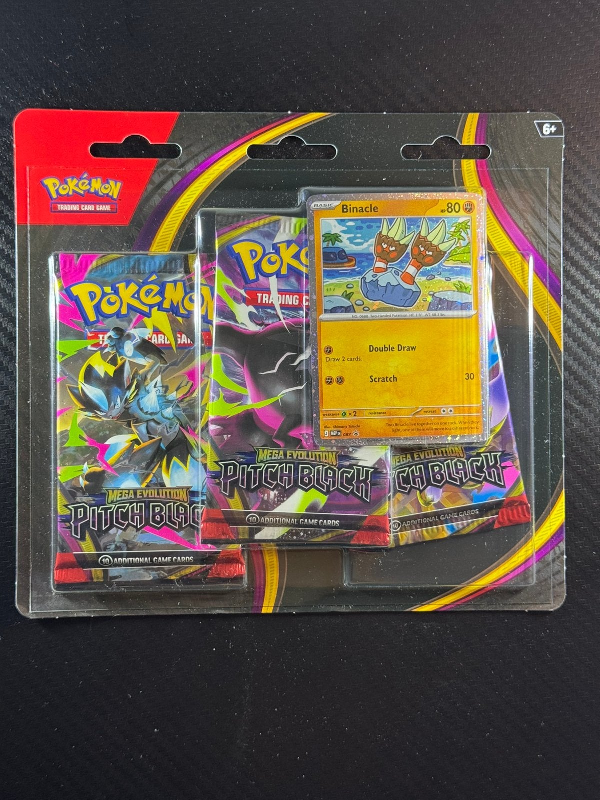 Pitch Black | 3-Pack Blister | Binacle | Sealed | 2026, Verzenden, Nieuw