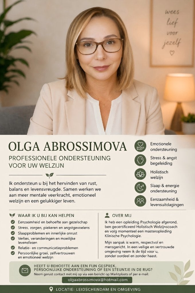 Jouw steun voor meer rust, mentale balans en levensvreugde, Diensten en Vakmensen, Welzijn | Overige