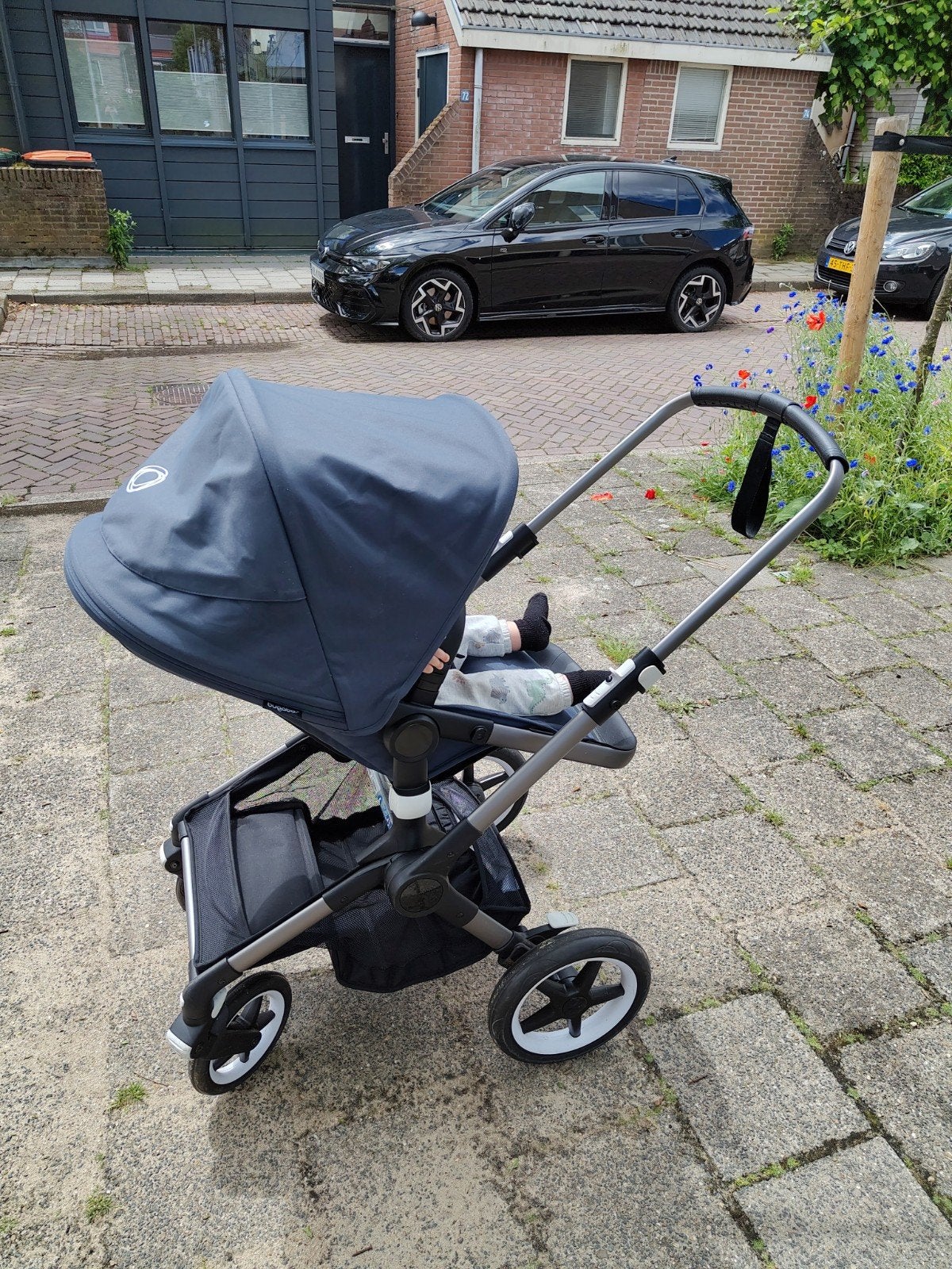 Bugaboo Fox 3 blauw, Ophalen, Gebruikt, Bugaboo, Combiwagen