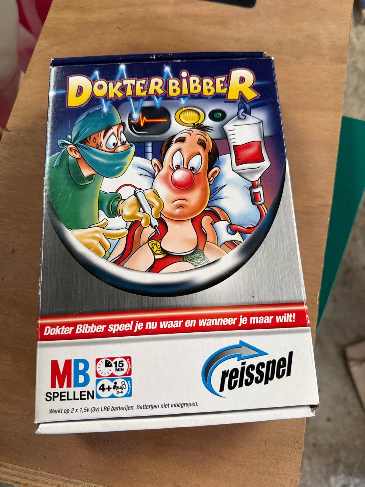 Dokter Bibber Reisspel - Compact en Draagbaar, Een of twee spelers, Ophalen of Verzenden, Gebruikt