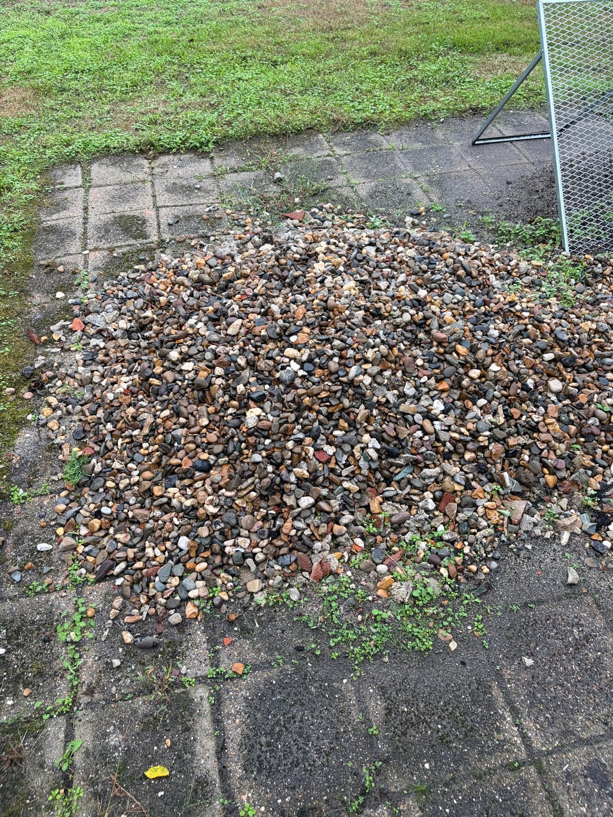 Gratis afhalen sierstenen - diverse kleuren, Tuin en Terras, Ophalen, Overige materialen, Gebruikt, Grind