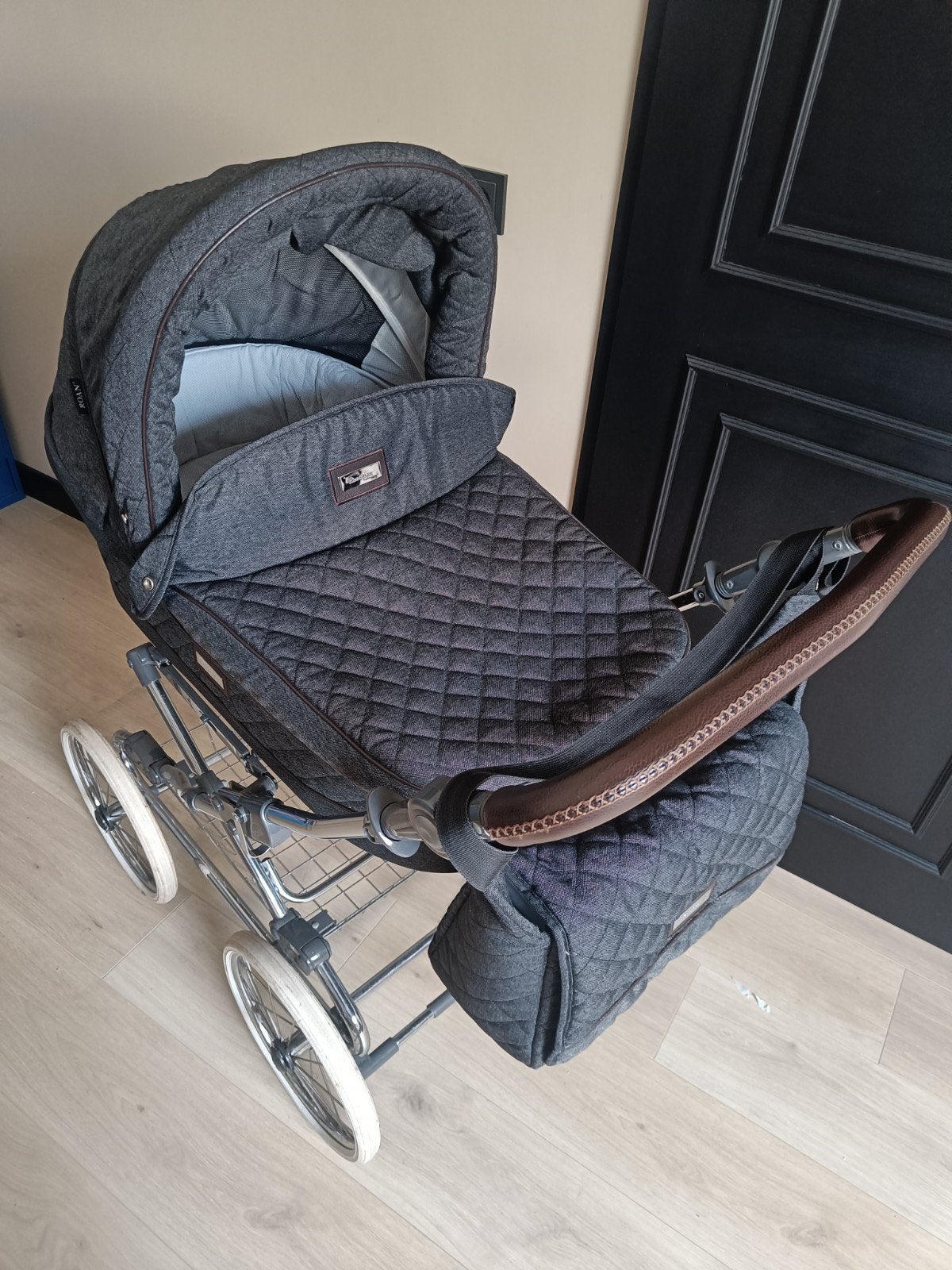 Prachtige retrolook kinderwagen compleet met Maxi-Cosi, Ophalen