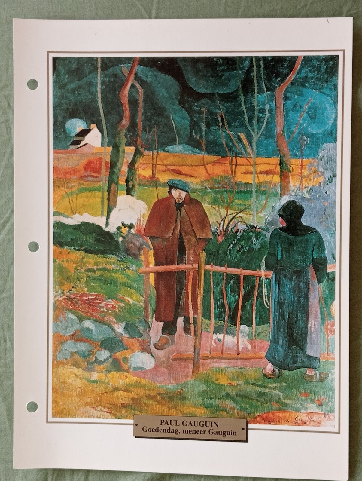 Paul Gauguin Goedendag Mijnheer Gauguin print 1995, Antiek en Kunst, Ophalen of Verzenden