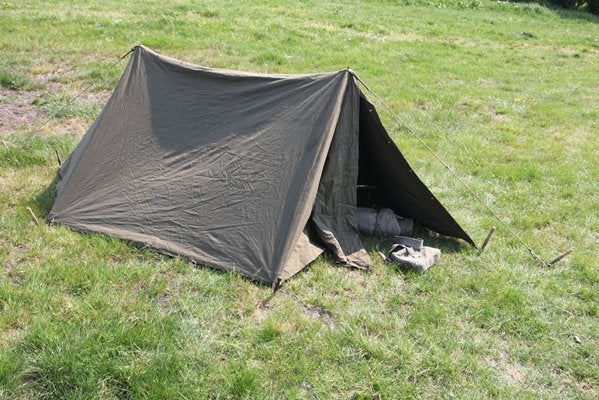 7 Pup Tenten NL jaren 50 stalen haringen en aluminum stokjes, Ophalen, Landmacht, Nederland, Overige typen