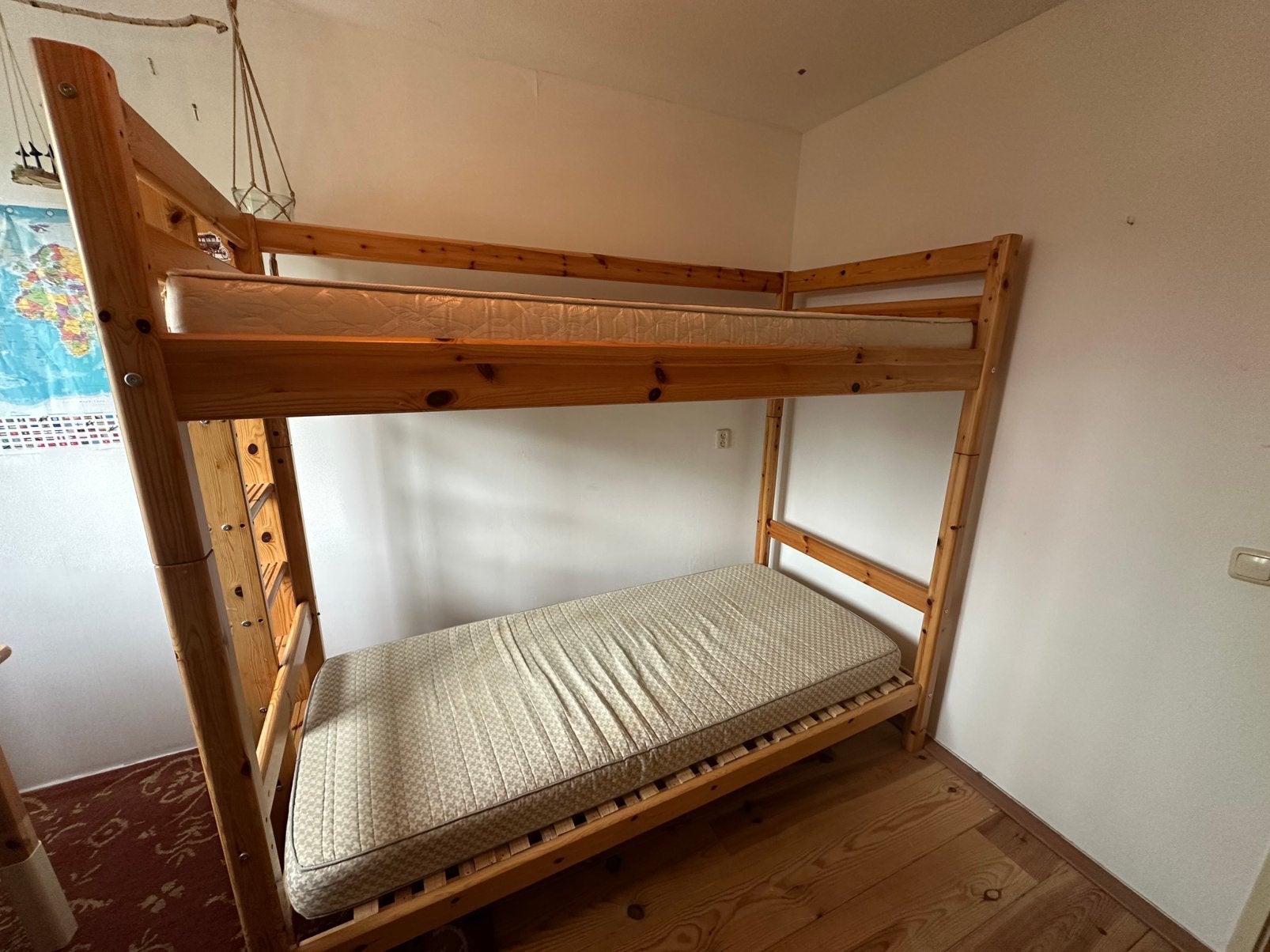 Hoogslaper en/of stabelbed, Ophalen, Eenpersoons, Zo goed als nieuw, 90 cm