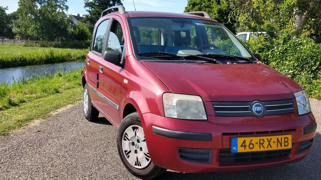 Moet vandaag weg: Fiat Panda 1.2 2005 Rood, Auto's, Origineel Nederlands, Handgeschakeld, Particulier, Blauw
