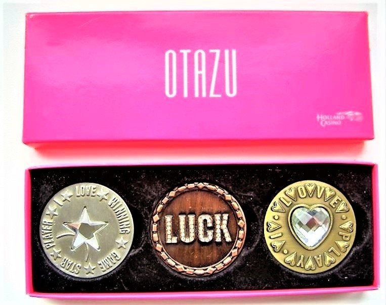 Geluks munten van OTAZU in Limited Edition Luck Love Star, Ophalen of Verzenden, Brons, Nederland