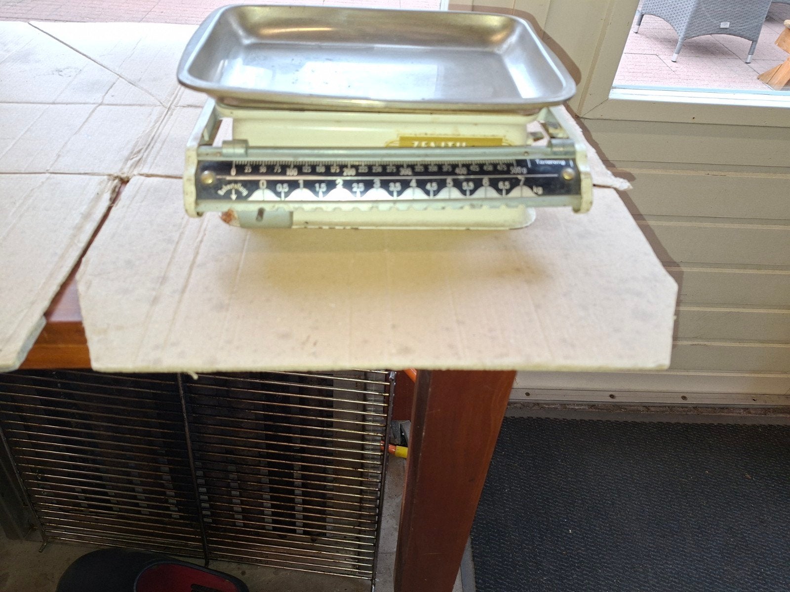Vintage Zenith Keukenweegschaal - Tot 7 kg, Antiek en Kunst, Ophalen of Verzenden