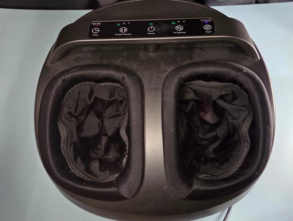 Voetmassageapparaat met Warmte – 3D Kneedrollen, Luchtcompr, Sport en Fitness, Massageproducten, Renpho, Gebruikt, ., Ophalen of Verzenden