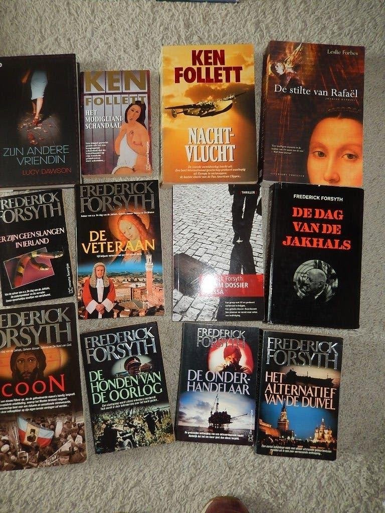 11x Forsyth Geheim Dossier Odessa Veteraan Icoon Jakhals, Ophalen of Verzenden, Zo goed als nieuw, Forsyth Follett French Goddard Grisham Ludlum