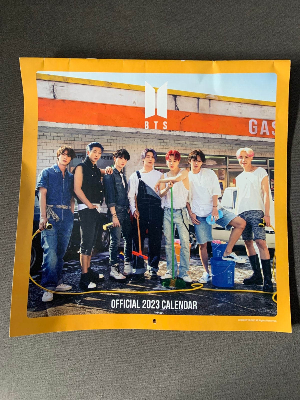 Bts 2023 Calendar, Ophalen of Verzenden, Gebruikt, K-pop, Overige typen