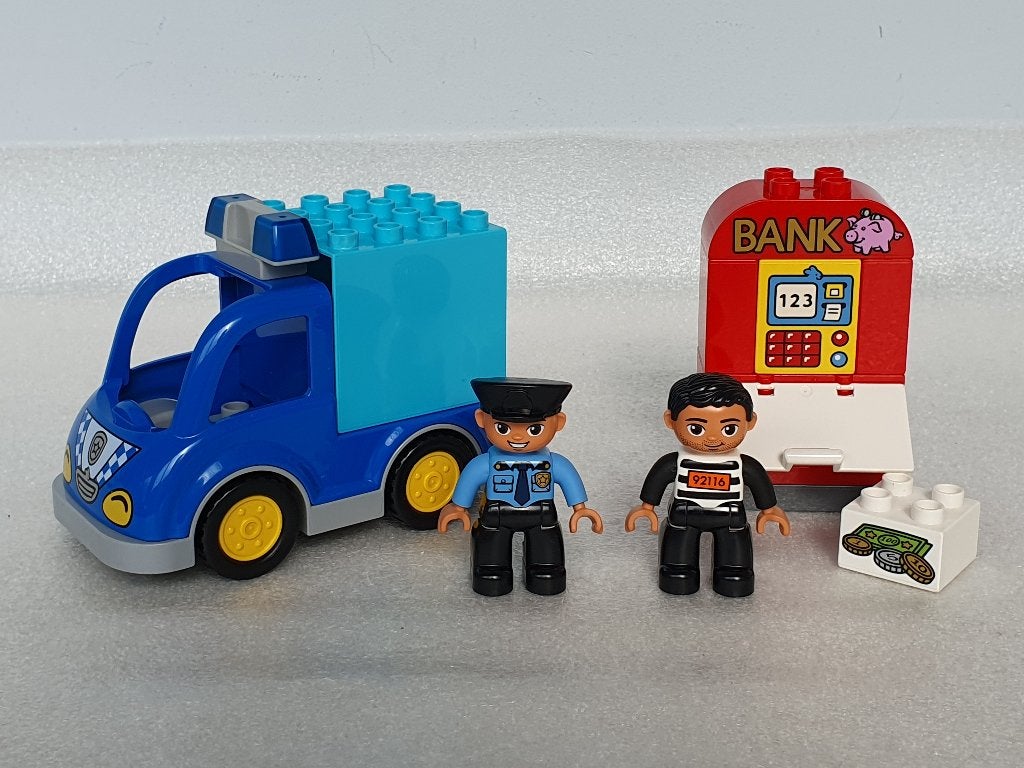 Lego Duplo 10809: Politiepatrouille, Gebruikt, Ophalen of Verzenden, Duplo, Complete set