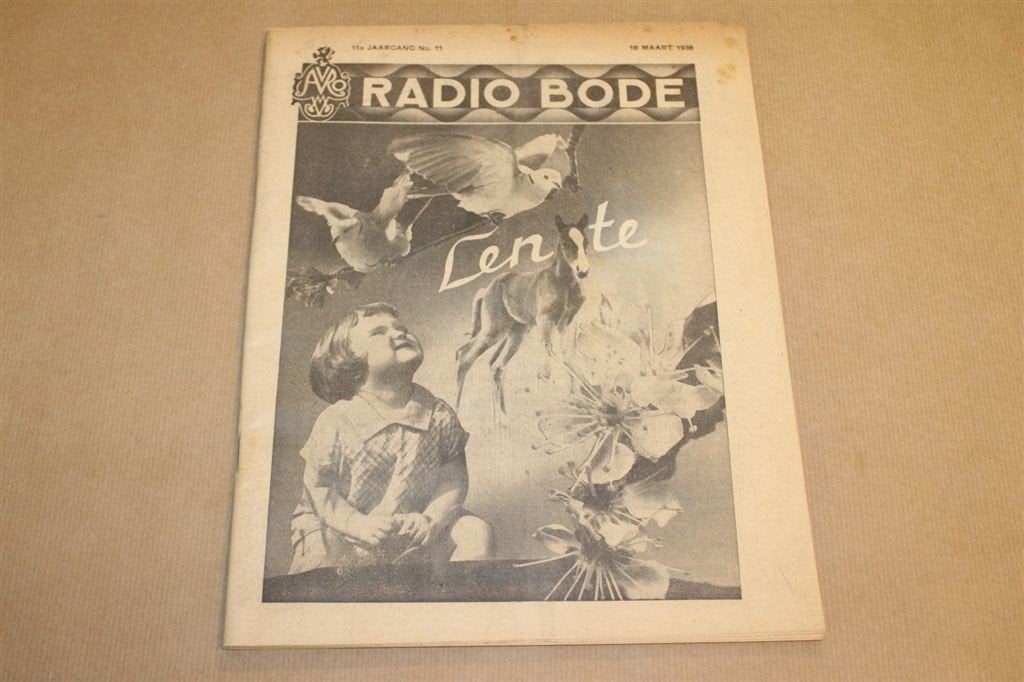 AVRO Radiobode - No. 11 - 1938 !!, Ophalen of Verzenden, Zo goed als nieuw, Muziek, Film of Tv