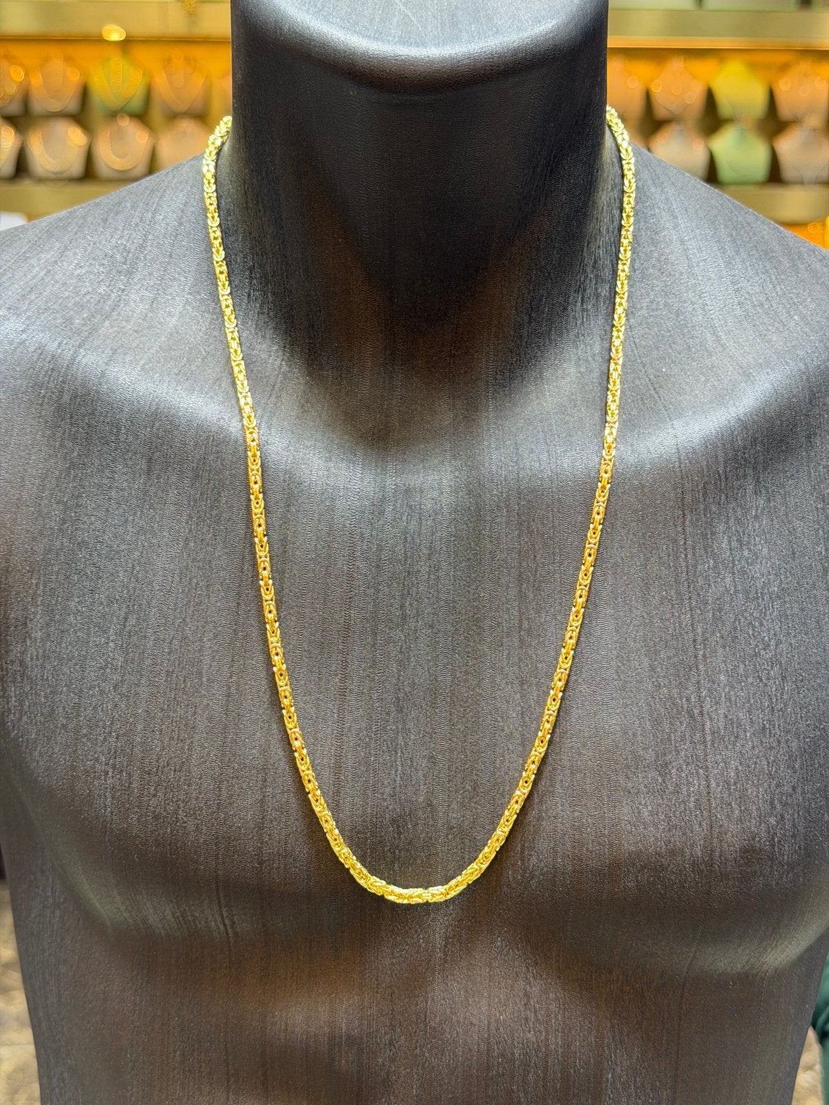 14KT Goud - 25.3 Gram - Ketting - KONING, Sieraden, Tassen en Uiterlijk, Kettingen, Ophalen, Nieuw, Goud
