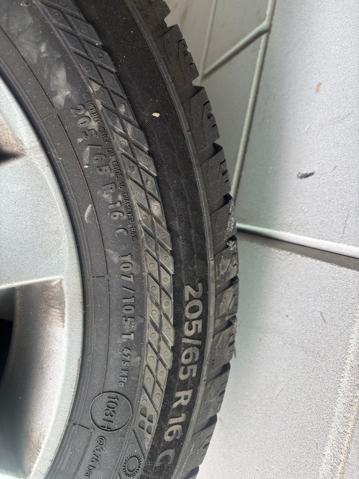 Banden en velgen 16 inch 5x112 voor Vito, Auto-onderdelen, Banden en Velgen, Ophalen, 16 inch, Banden en Velgen, 205 mm