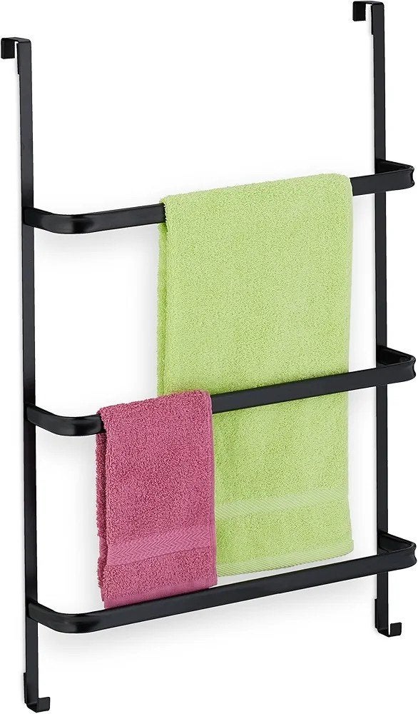 Handdoekrek  - Nieuw! Zwart, Ophalen, Nieuw, Zwart, Handdoekenrek