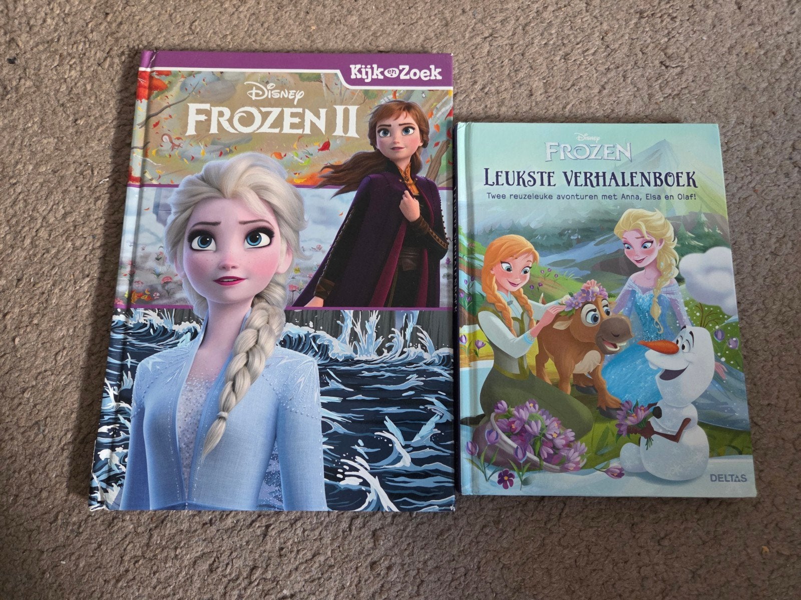 2x kinderboeken Disney - Frozen, Boeken, Ophalen of Verzenden, Gelezen, Fictie algemeen