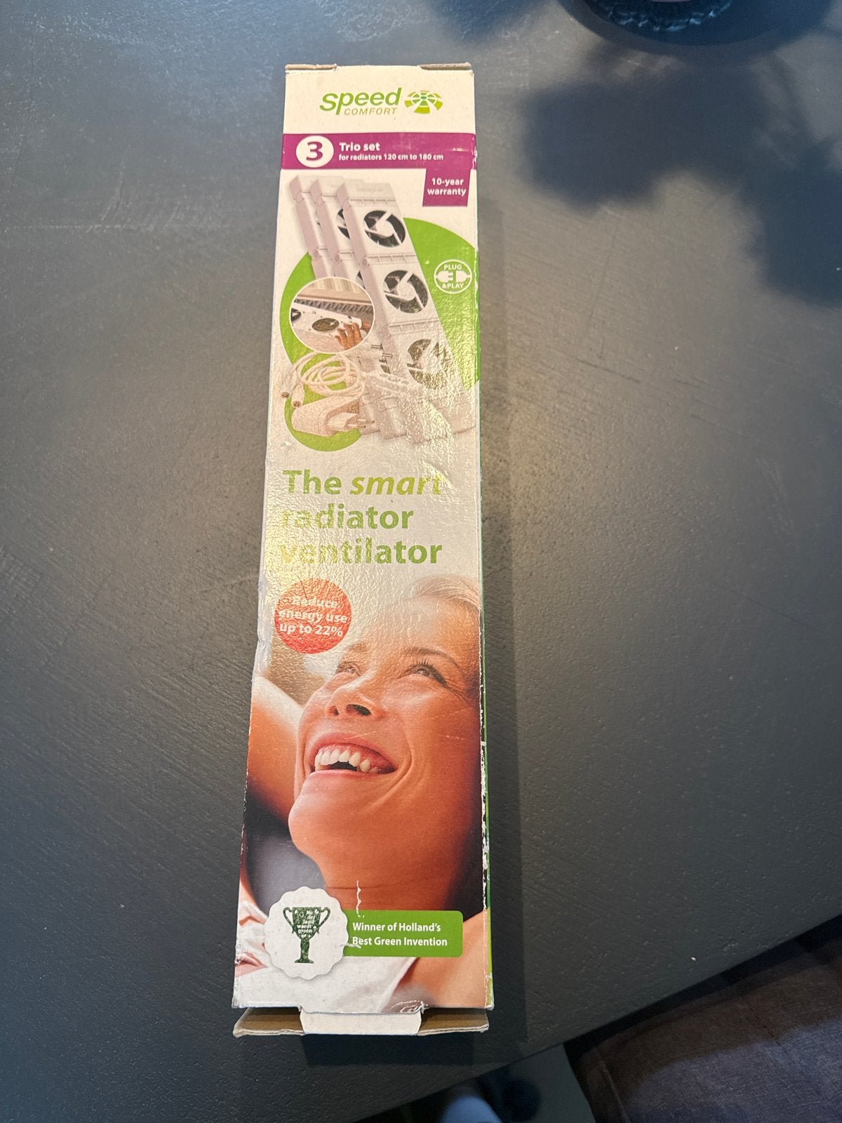 SpeedComfort Trio set (nieuw) slimme radiatorventilator, Hoog rendement (Hr), Radiator, Nieuw, 150 cm of meer