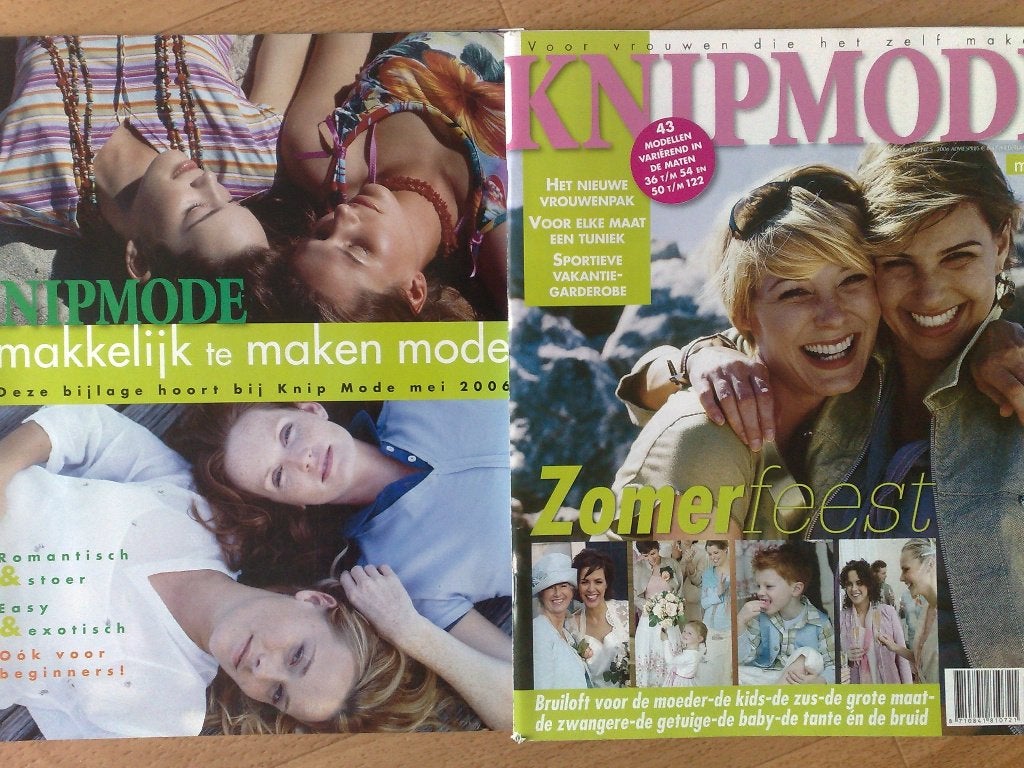 Knipmode mei 2006 , incl. extra bijlage makkelijk mode, Hobby en Vrije tijd, Verzenden, Zo goed als nieuw, Vrouw, Knipmode