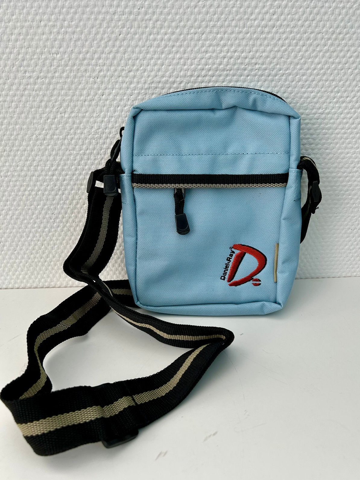Daniel Ray schoudertasje lichtblauw zwart NIEUW, Ophalen of Verzenden, Zo goed als nieuw, Blauw, Overige merken