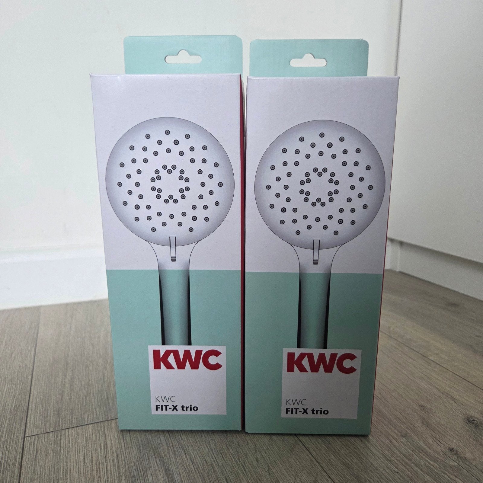 KWC FIT-X trio Handdouche (2 stuks), Ophalen, Nieuw, Chroom, Douche