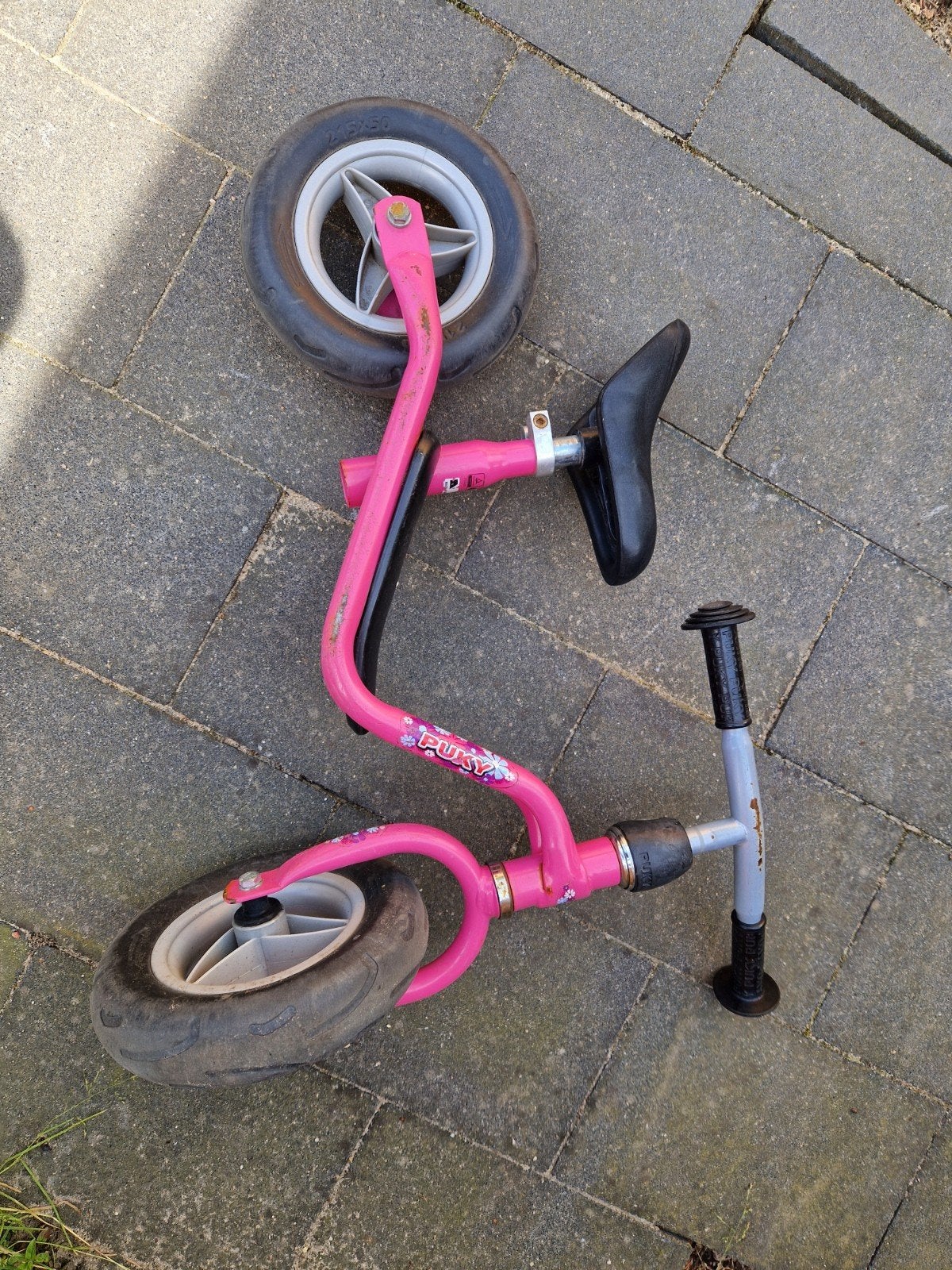 Puky loopfiets roze, Ophalen, Gebruikt, Loopfiets
