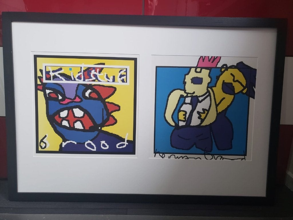 Herman Brood (print), 50 – 75, Ophalen of Verzenden, 75 tot 100 cm, Print