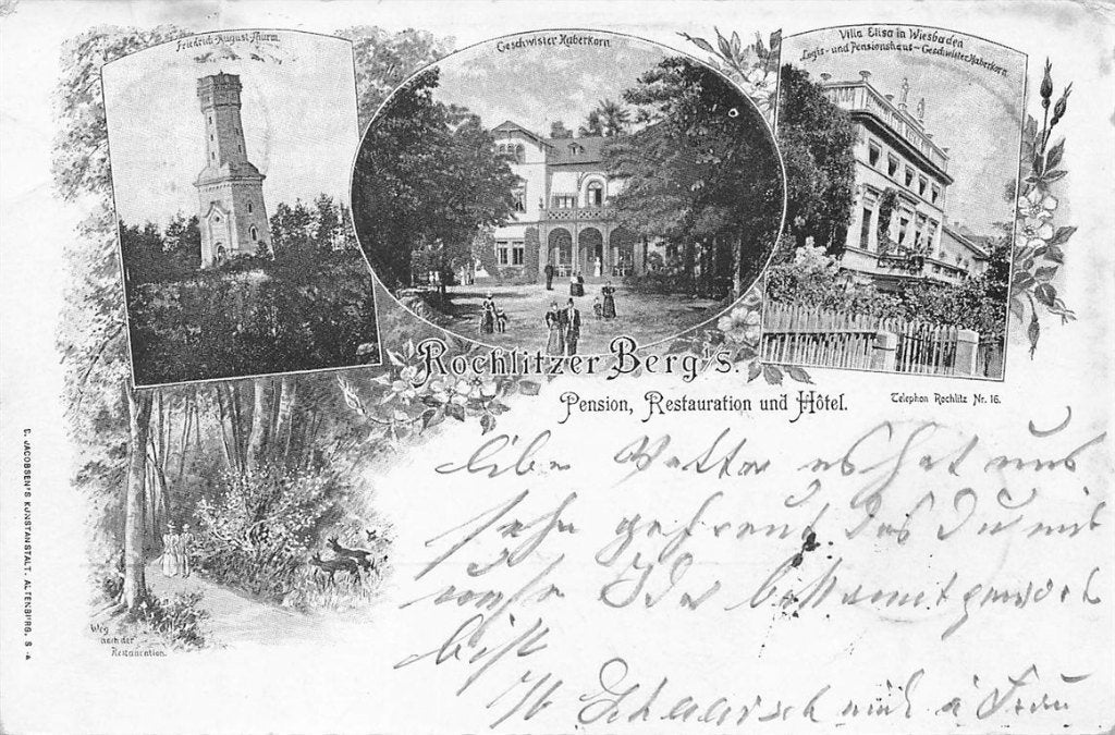 702-355-047 Rochlitzer Berg, Verzenden, Voor 1920, Duitsland