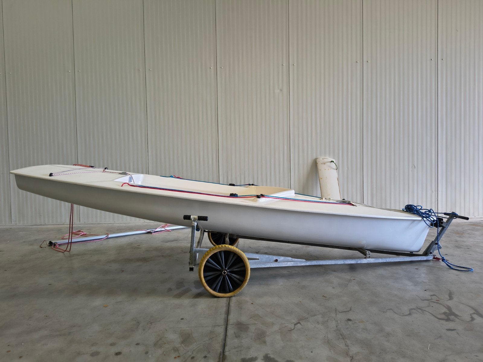 Splash zeilboot met trailer, Watersport en Boten, Ophalen, Gebruikt, Splash, Polyester
