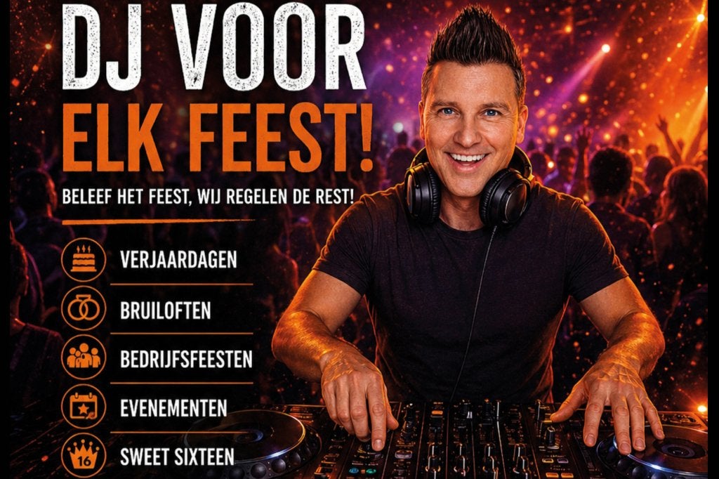 DJ feest Bruiloft verjaardag betaalbare dj gezocht feestje