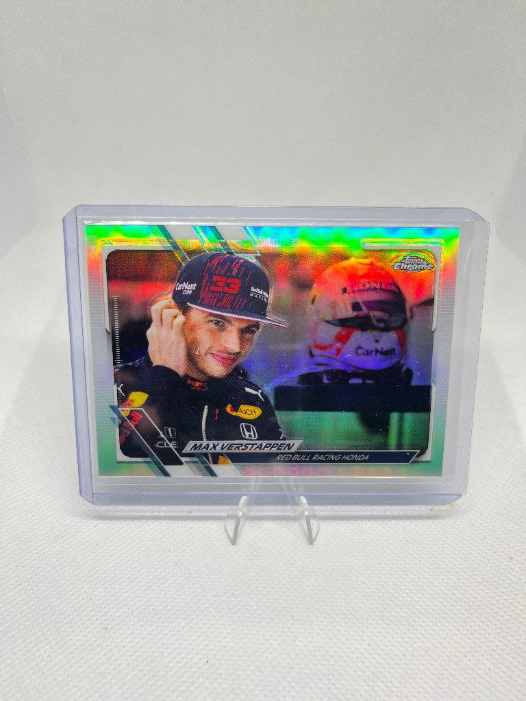 2021 Topps Chrome F1 Max Verstappen #43 Base Refractor, Verzenden, Zo goed als nieuw, Formule 1