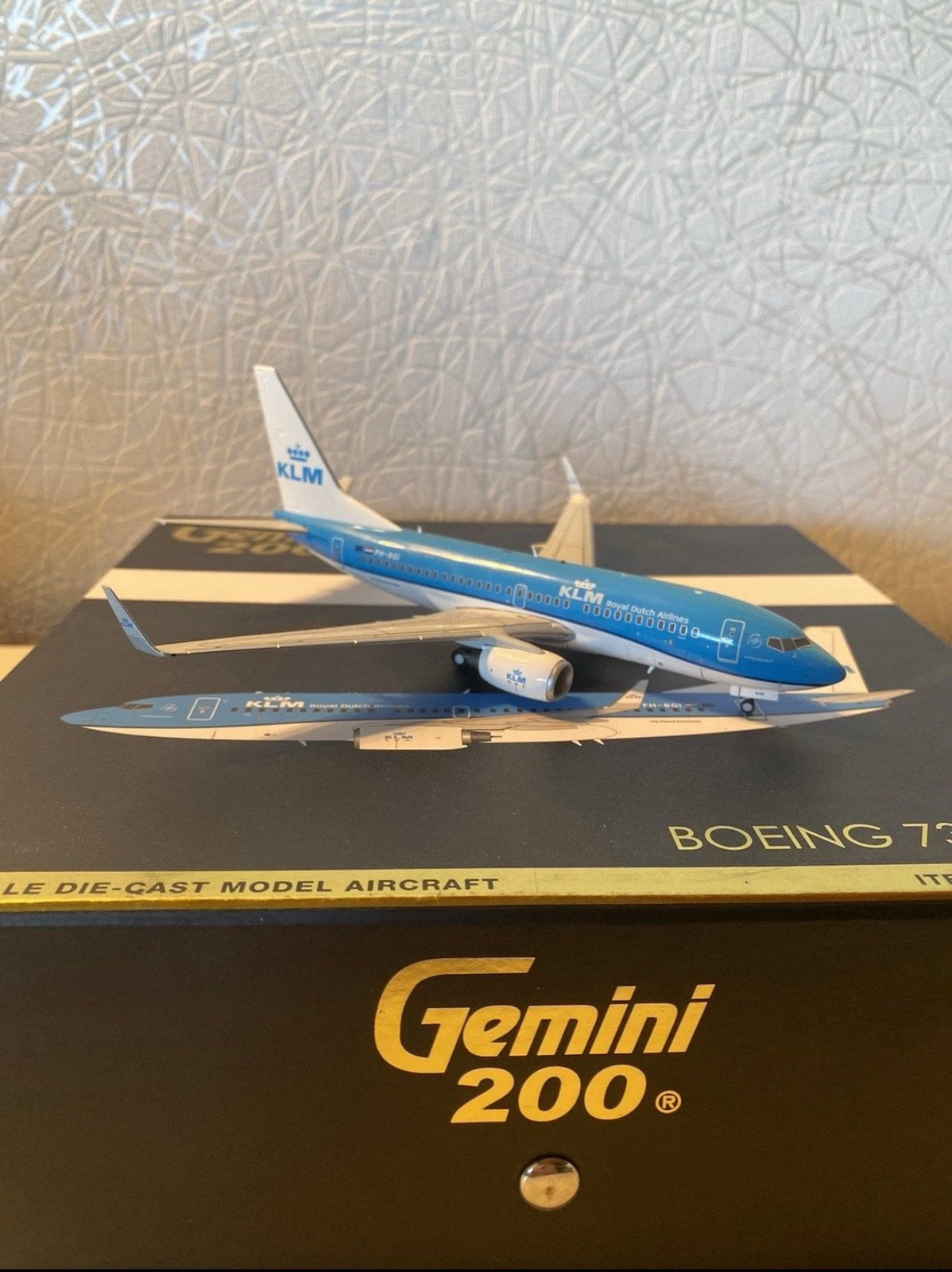 KLM Boeing 737-700 PH-BGI – Gemini 200 – 1:200, Ophalen of Verzenden, Zo goed als nieuw, Schaalmodel
