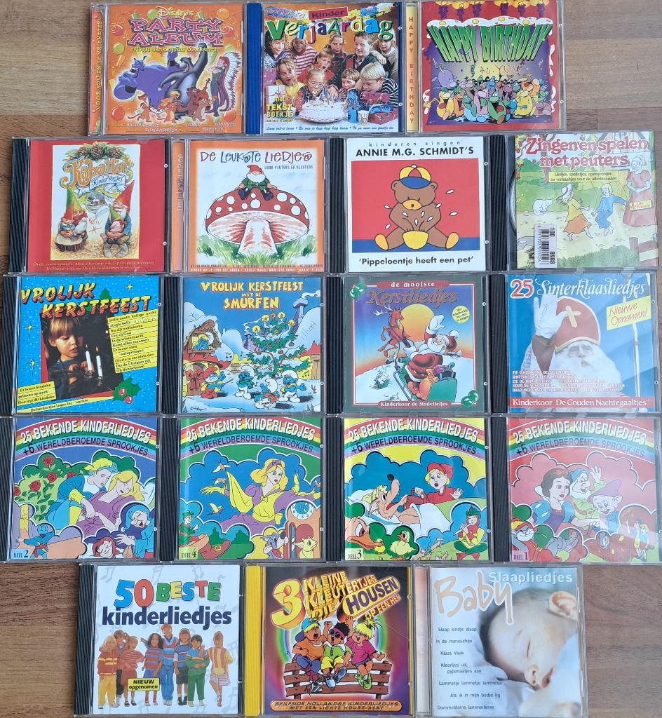 Kinderliedjes CD s, Cd's en Dvd's, Cd's | Kinderen en Jeugd, Ophalen of Verzenden, Zo goed als nieuw