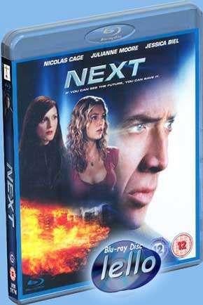 Blu-ray: Next (2007 Nicolas Cage, Julianne Moore) UK nietNLO, Ophalen of Verzenden, Zo goed als nieuw, Thrillers en Misdaad