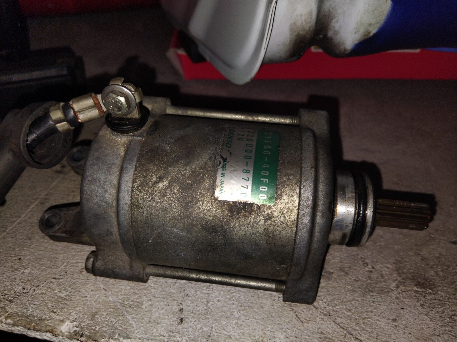 Suzuki K1 K2 K3 K4 Startmotor - Origineel Denso, Ophalen of Verzenden, Suzuki, Gsxr, Startmotor