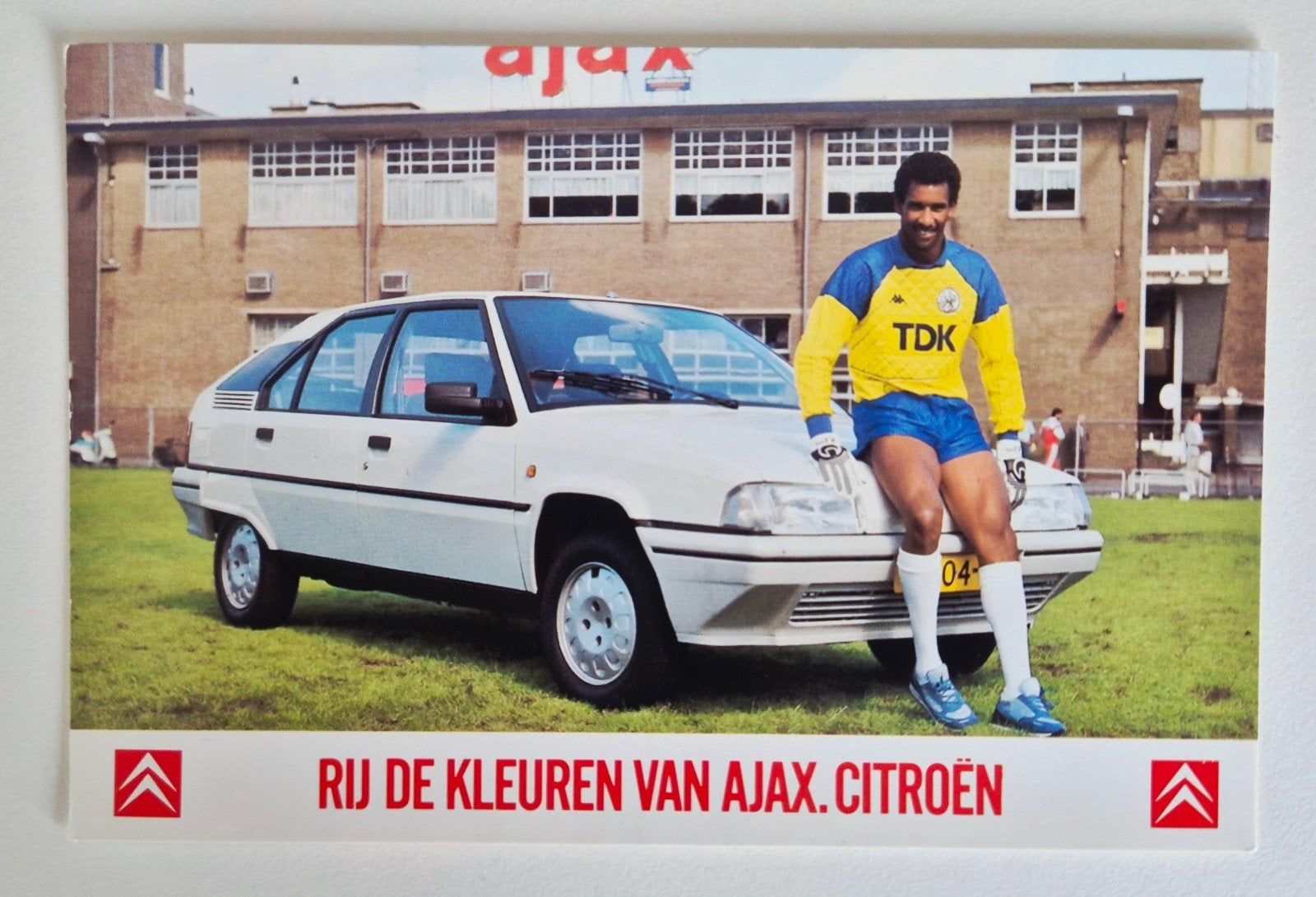 Spelerskaart AFC Ajax 1987-1988 Lloyd Doesburg Citroën BX, Ophalen of Verzenden, 1980 tot heden, Ongelopen, Sport en Spel