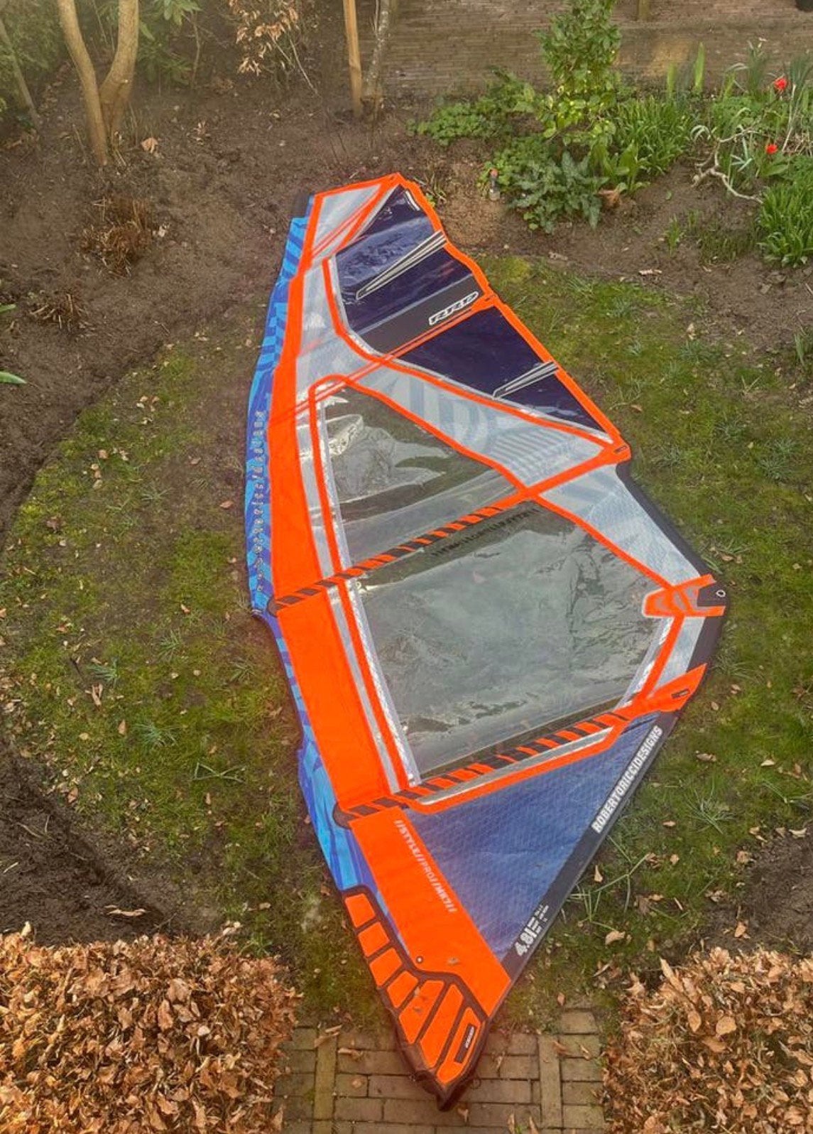 Rrd 4.8m2 wind surf zeil, Ophalen, Zo goed als nieuw, Zeil