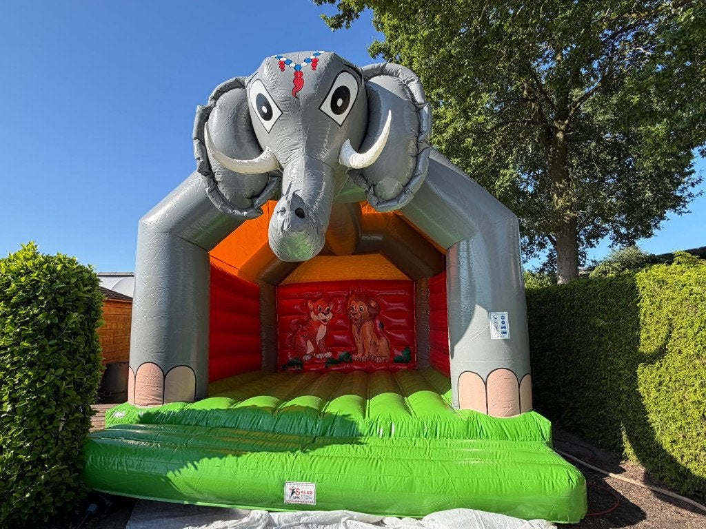 Groot springkussen olifant met kop te koop, Ophalen, Nieuw, Overige