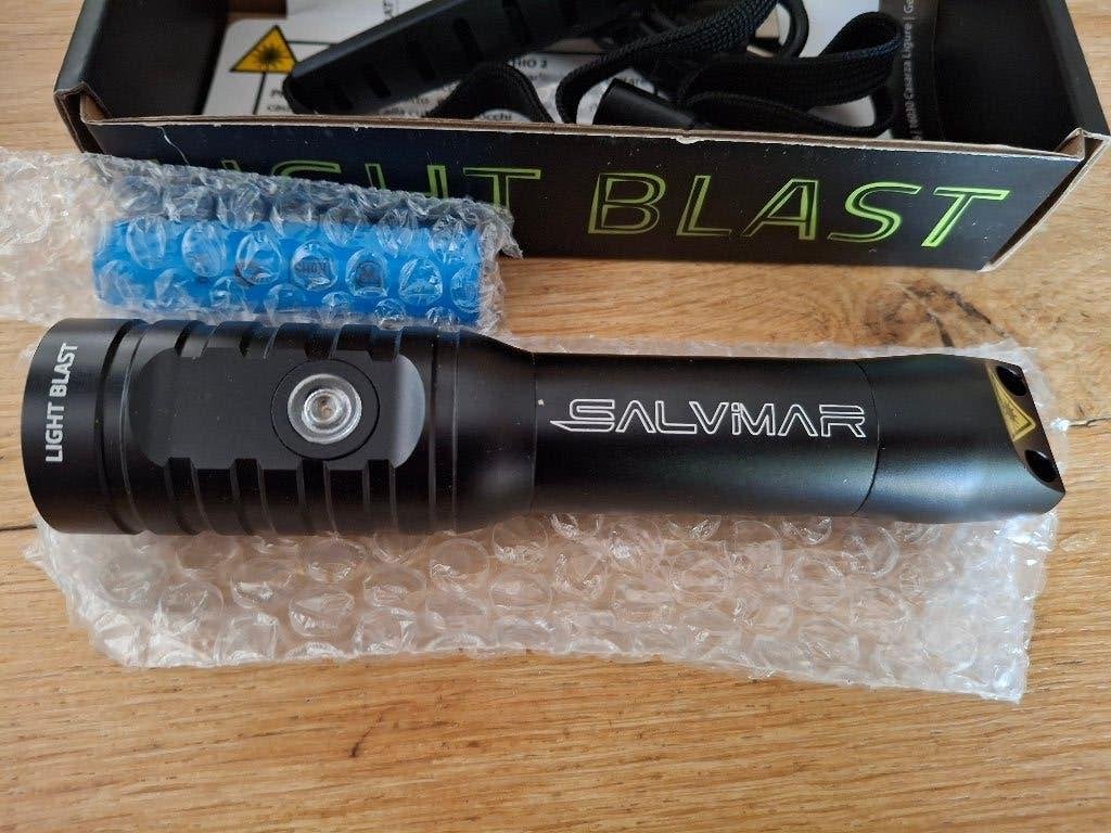 Salvimar onderwater zaklamp duiklamp Light Blast 1200 lumen, Watersport en Boten, Salvimar, Duiklamp, Salvimar, Nieuw