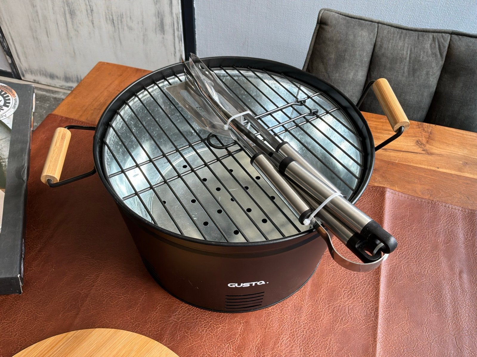 Gusto BBQ Grill & Pizza Steen Set - Nieuw in Doos, Ophalen of Verzenden, Nieuw