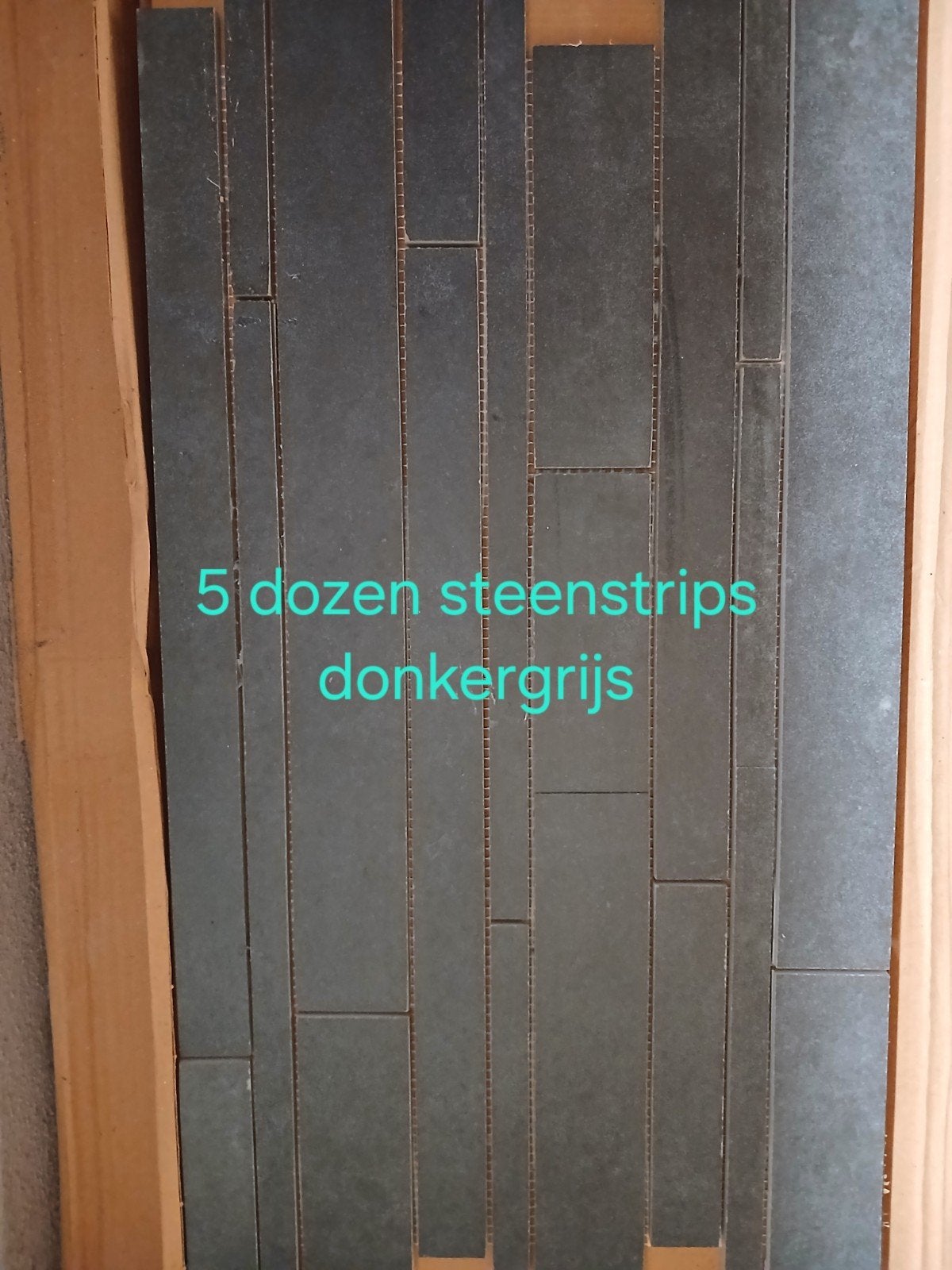 Diverse partij tegels: antraciet, wit, steenstrips, Doe-het-zelf en Verbouw, Tegels, Ophalen, 40 tot 60 cm, Keramiek, Nieuw