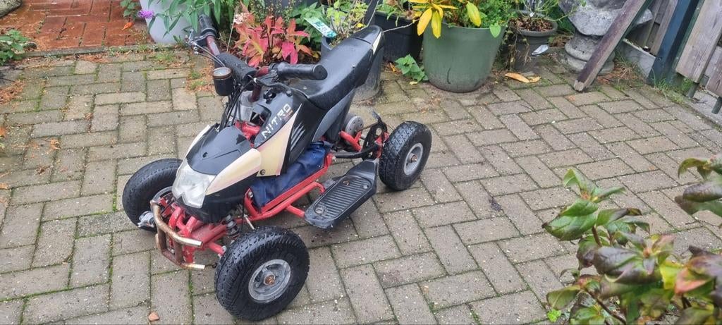 Kinder quad Nitro Motors zonder sleutel, Fietsen en Brommers, Ophalen of Verzenden