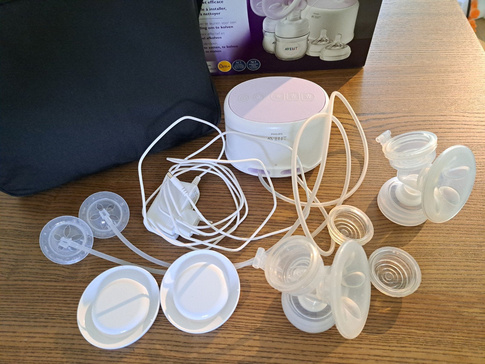 Philips Avent Ultra Comfort Dubbele Elektrische Borstkolf, Ophalen of Verzenden, Gebruikt