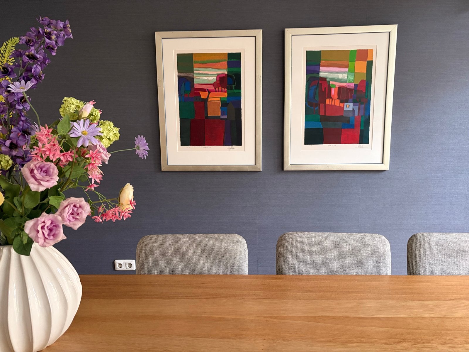 2 Gelimiteerde Litho's Ton Schulten - Herfst 1 & Herfst 2, Antiek en Kunst, Kunst | Litho's en Zeefdrukken, Gelimiteerde oplage