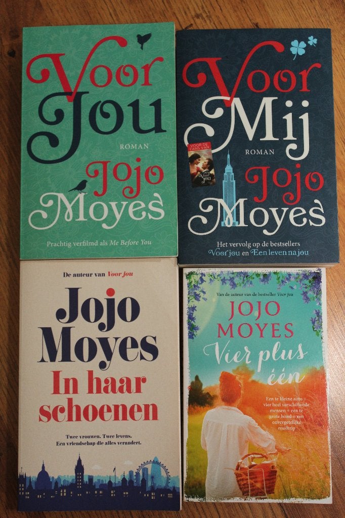 4x roman Jojo Moyes, in goede staat, Boeken, Ophalen, Zo goed als nieuw, Jojo Moyes