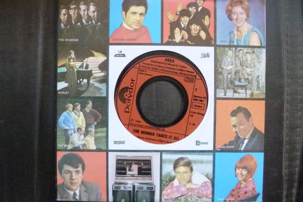 ABBA - The Winner Takes It All (Polydor 1980) Vinyl Single, 7 inch, Ophalen of Verzenden, Zo goed als nieuw, Pop