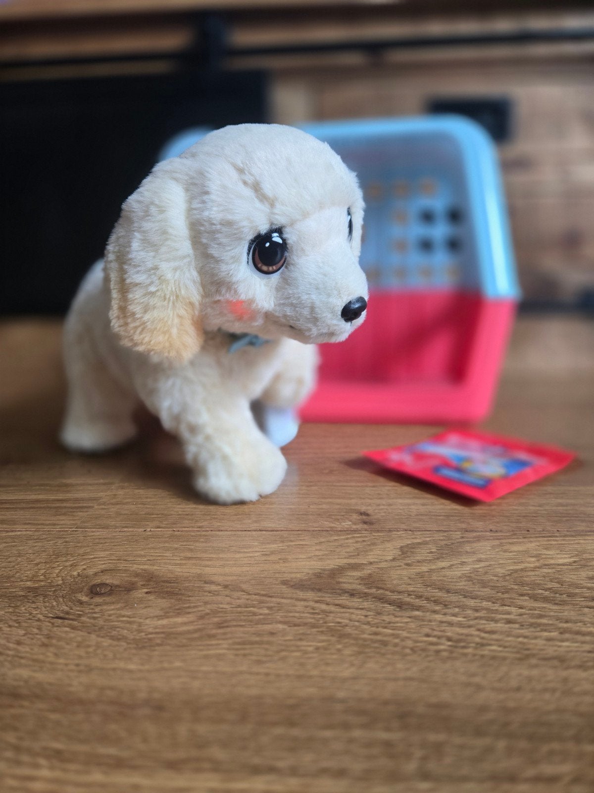 Little live Pets Ouchies Cooper (interactieve knuffelhond), Zo goed als nieuw, Met kleding of accessoire, Middelgroot (20 tot 80 cm)