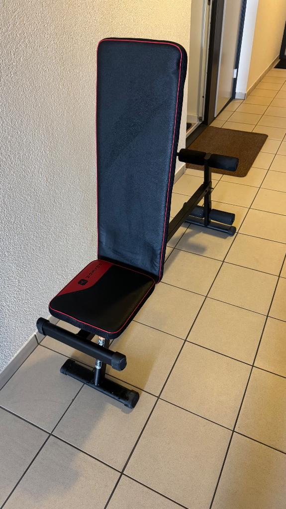Domyos fitnessbank bench - Verstelbaar, Ophalen, Benen, Krachtstation, Aluminium