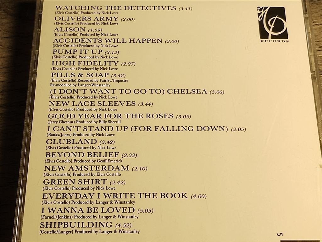 Elvis Costello ‎– The Man [The Best Of Elvis Costello], Ophalen of Verzenden, Zo goed als nieuw, New wave