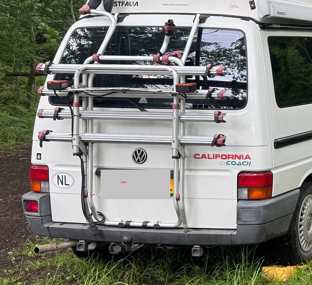 Stevige fietsendrager voor achterklep - 3 fietsen, Caravans en Kamperen, Camper-accessoires, Ophalen of Verzenden
